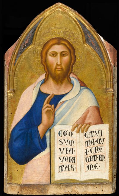 Cristo benedicente, c.1355-1360 (tempera e foglia d